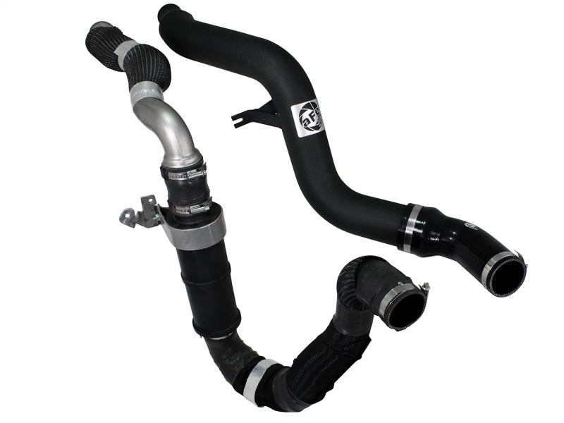 aFe Bladerunner Intercoolers 3in Black Tube Hot Side w/ Couplings &amp; Clamps 14-15 Ram 1500 V6-3.0L - 46-20178-B