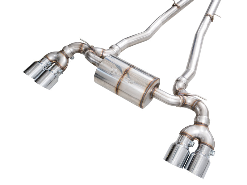 AWE BMW G90/G99 M5 Touring Edition Catback Exhaust - Chrome Silver Tips - 3015-42790