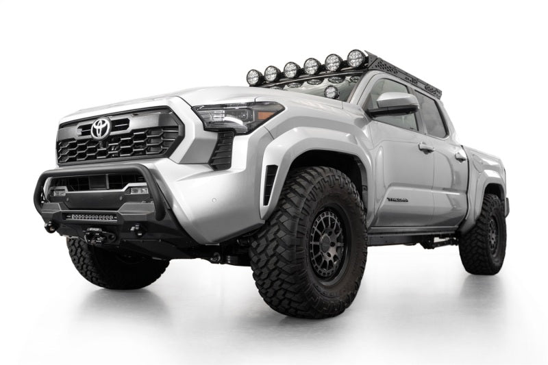 ADD 2024+ Toyota Tacoma Stealth Center Mount Winch Front Bumper w/ Top Hoop - F6703512601NA