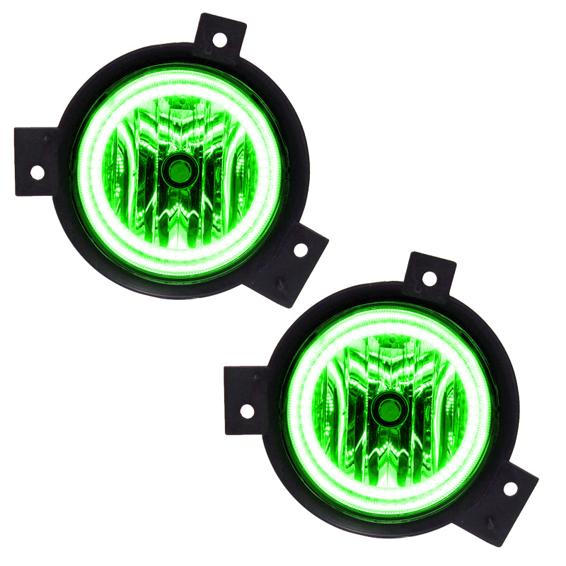 Oracle Lighting 01-03 Ford Ranger Pre-Assembled LED Halo Fog Lights -Green SEE WARRANTY - 8114-004
