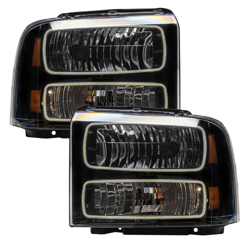 Oracle 05 Ford Excursion SMD HL - Black - ColorSHIFT w/ BC1 Controller  - 7147-335 by ORACLE Lighting