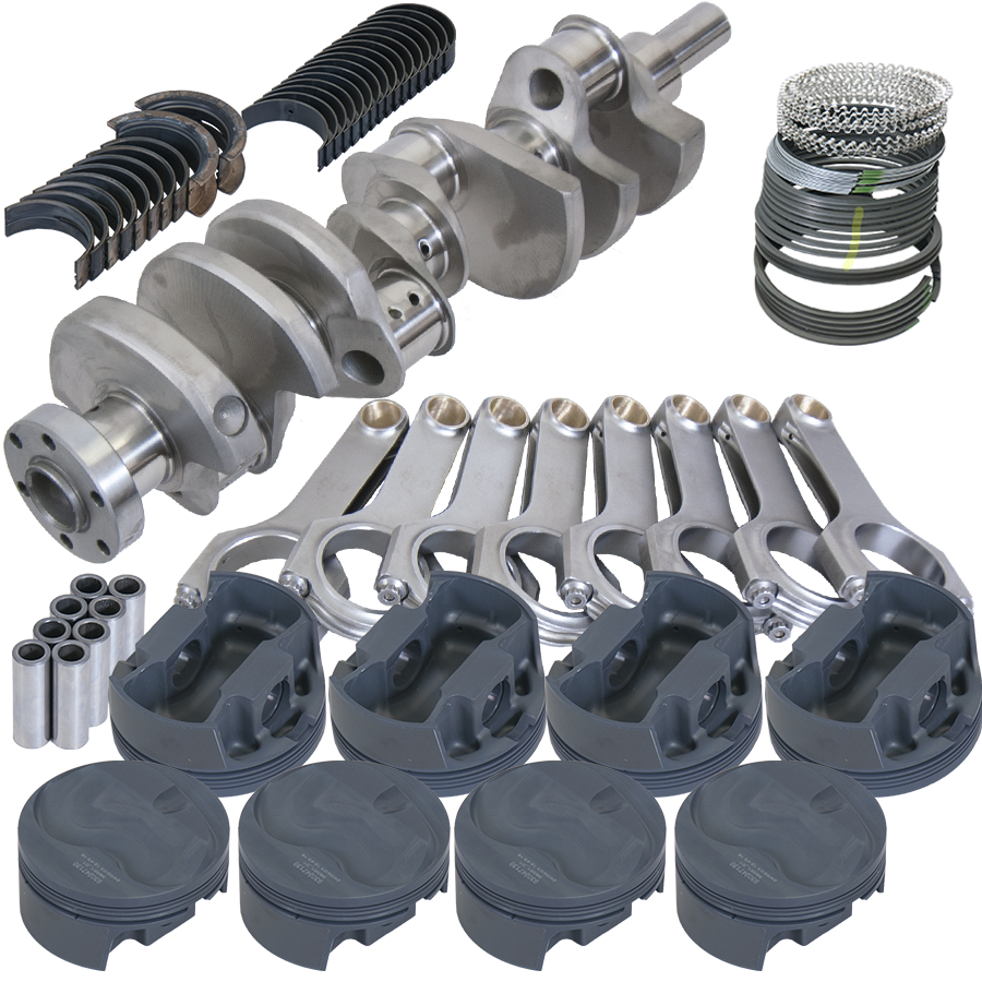 Eagle Ford 289/302 347 Balanced Rotating Assembly Kit 4.03in Bore +.030 Oversized -7cc - B14013030 - front view