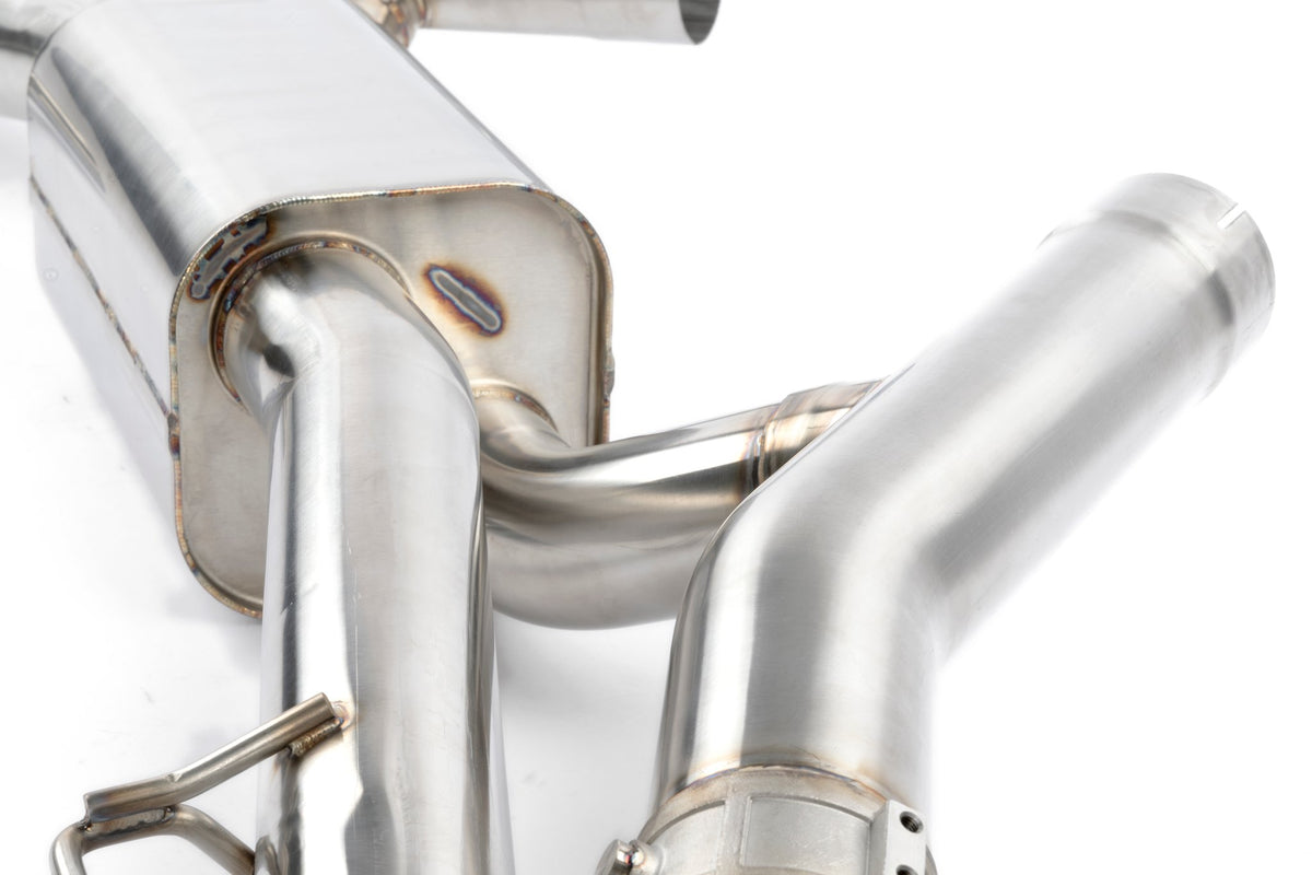 Dinan - Valved Axle-Back Exhaust - 2020-2026 BMW X5M/X6M - D660-0090-BLK