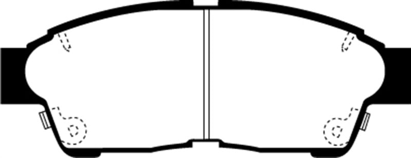 EBC 93-97 Geo Prizm 1.6 Greenstuff Front Brake Pads - DP2964