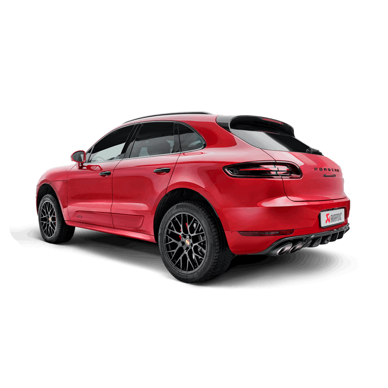 Akrapovic 2014 Porsche Macan Turbo (95B) Evolution Line Cat Back (Titanium) w/ Titanium Tips - S-PO/TI/7H