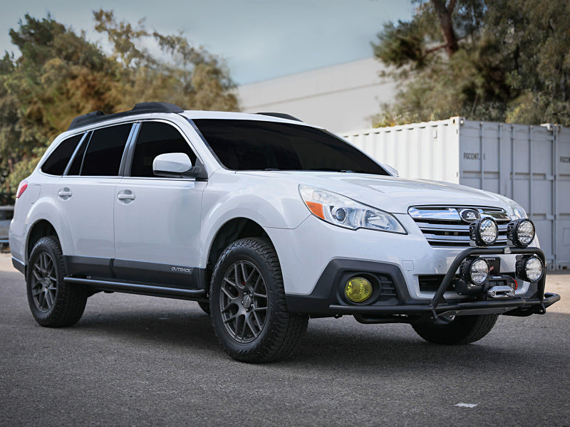 aFe POWER 20-23 Subaru Outback H4 2.4L (t) / H4 2.5L Terra Guard Front Bumper w/ Winch Mount - Black - 79-27012