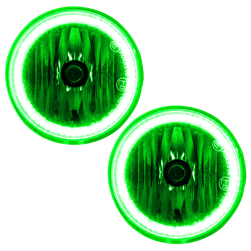 Oracle Lighting 07-09 Jeep Patriot Pre-Assembled LED Halo Fog Lights -Green SEE WARRANTY - 7078-004