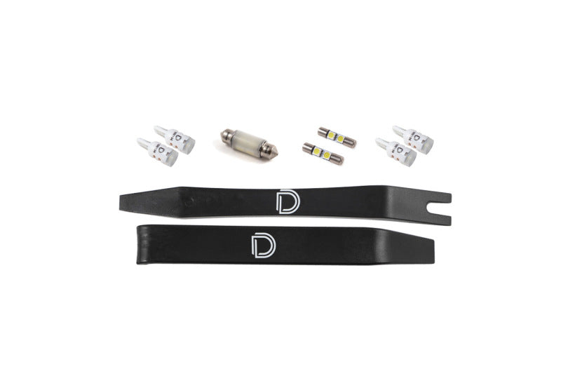 Diode Dynamics 05-15 Toyota Tacoma Interior LED Kit Cool White Stage 2 - DD0546 for 2005-2015 Toyota Tacoma - front view