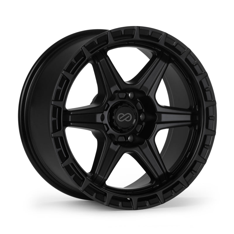 Enkei Trail-Finder 20x9 / 6x139.7 BP / ET20 / 106.1mm Bore - Matte Black Wheel - 558-290-8420BK