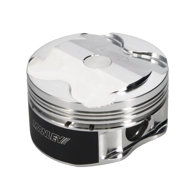 Manley 2018+ Ford Coyote 5.0L 6.75cc Dish 3.672in Bore 12:1 CR 22mm Pin Platinum Ext Duty Pistons - 595910CE-8