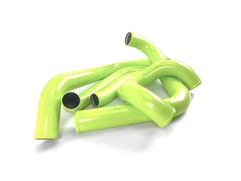 PERRIN 15-21 Subaru STI Front Mount Intercooler Boost Tube Kit - Neon Yellow - PSP-ITR-438-3NY
