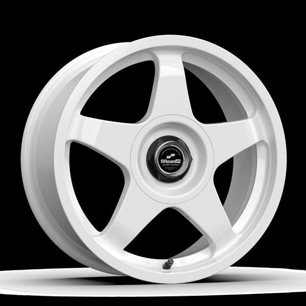 fifteen52 Chicane 19x8.5 5x114.3/5x120 35mm ET 73.1mm Center Bore Rally White Wheel - STCRW-98554+35 for 2008-2021 Subaru WRX