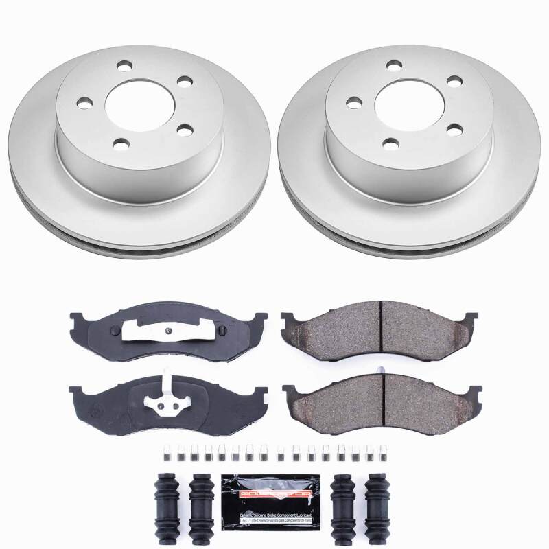 Power Stop 99-01 Jeep Cherokee Front Z23 Coated Brake Kit - CPK2152-23