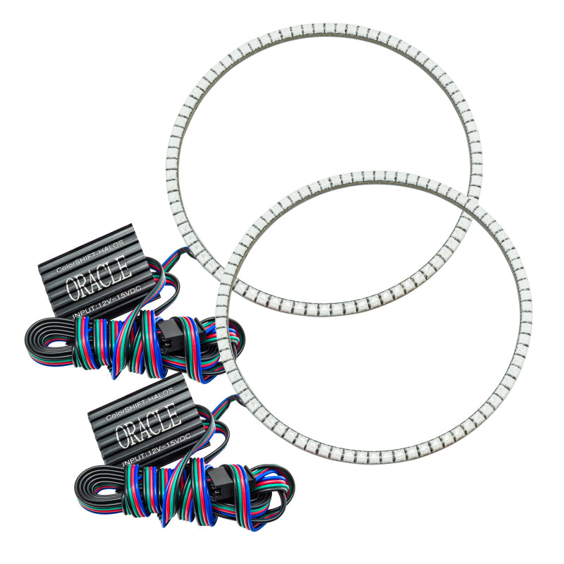 Oracle 7in Round Exterior Waterproof LED Halo Kit - ColorSHIFT w/o Controller- 3981-334