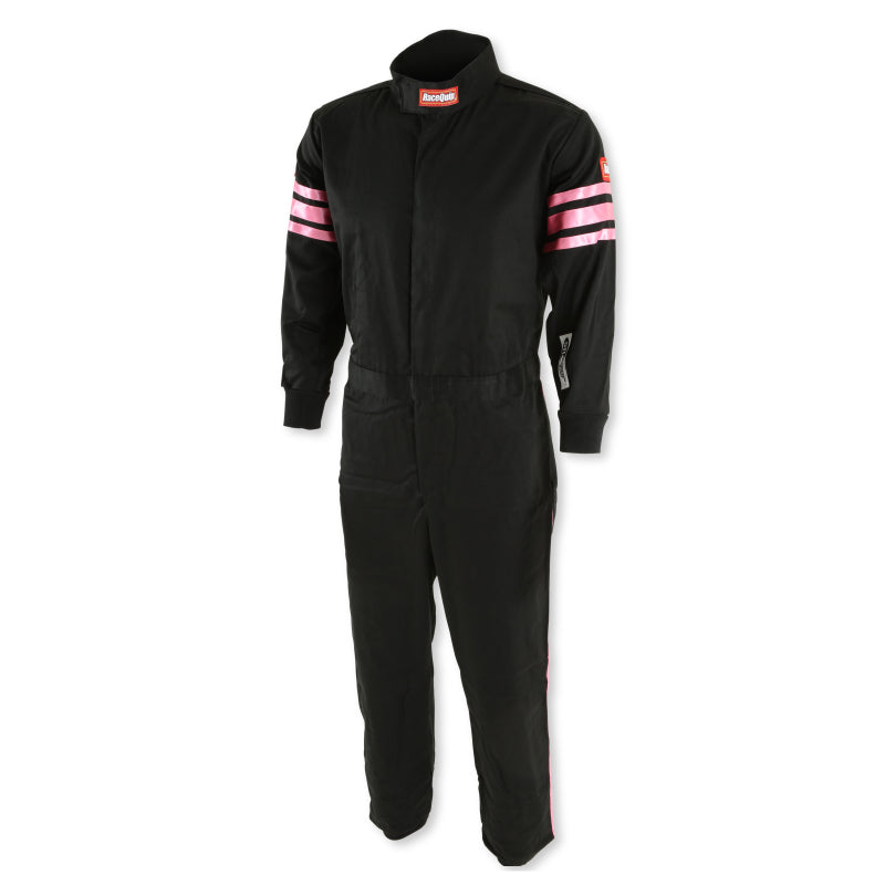 RaceQuip Pink Trim SFI-1 JR. Suit - Kids Large - 1950895RQP