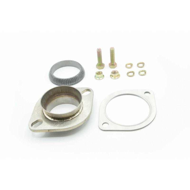 Turbo XS Subaru 3in Downpipe to OEM Catback Adapter w/Exhaust Gasket &amp; Donut Gasket - ADA-3DP-OEMCB-3