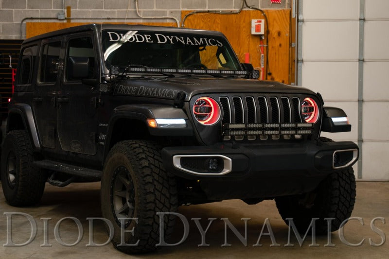 Diode Dynamics 18-21 Jeep JL Wrangler/Gladiator RGBW HD LED Halos - DD2290