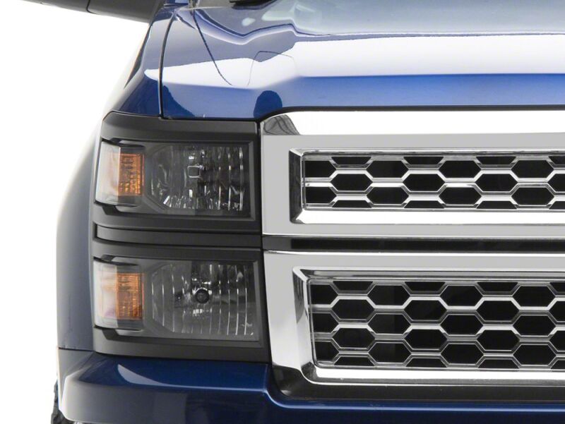 Raxiom 14-15 Chevrolet Silverado 1500 OE Style Headlights/ Black Trim- Black - Clear Lens - S169260 - close-up view 10