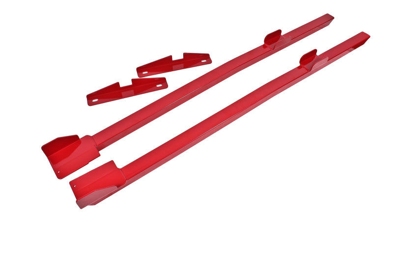 BMR 94-04 Mustang Hardtop Only Weld-On Boxed Premium Subframe Connectors - Red - SFC025R for 1994-2004 Ford Mustang