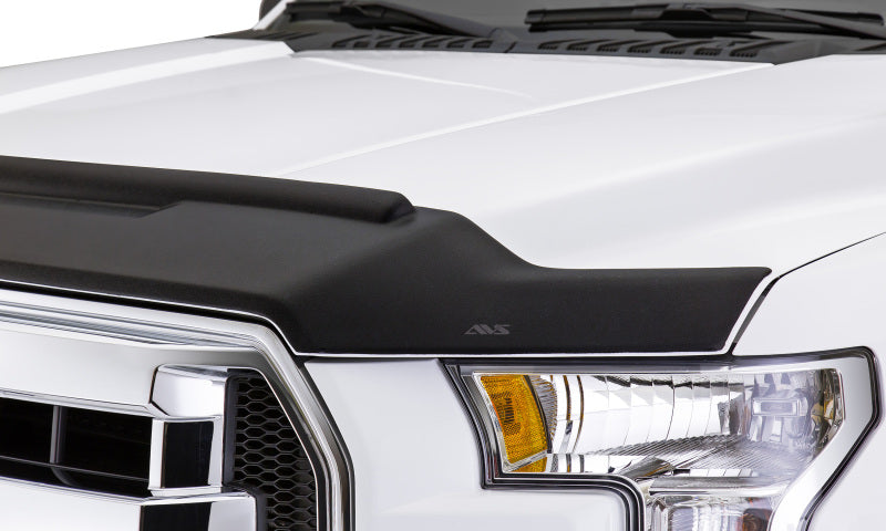 AVS 04-15 Nissan Titan Aeroskin II Textured Low Profile Hood Shield - Black - 436048