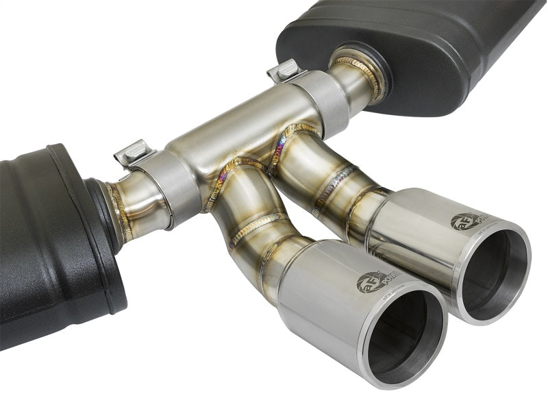 aFe MACHForce-Xp 2in 304 SS Cat-Back Exhaust w/Polished Tips 13-16 Porsche Boxster/Cayman 2.7L/3.4L - 49-36415-P