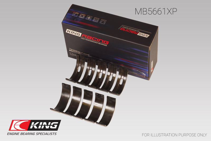 King Audi/VW ADZ/ AWT/ APK/ BHP/ BPY/ AKS (Size STDX) Main Bearing Set - MB5661XPSTDX
