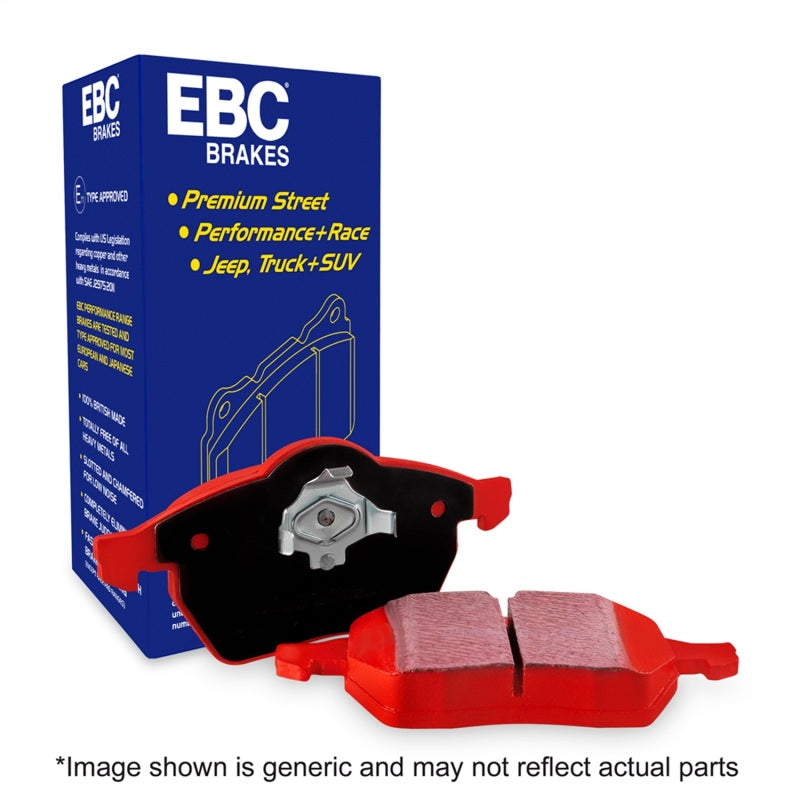 EBC 90-00 Aston Martin Vantage 5.3 (Twin Supercharged)(AP) Redstuff Front Brake Pads - DP3002C for 1999-2004 Lotus Esprit - d