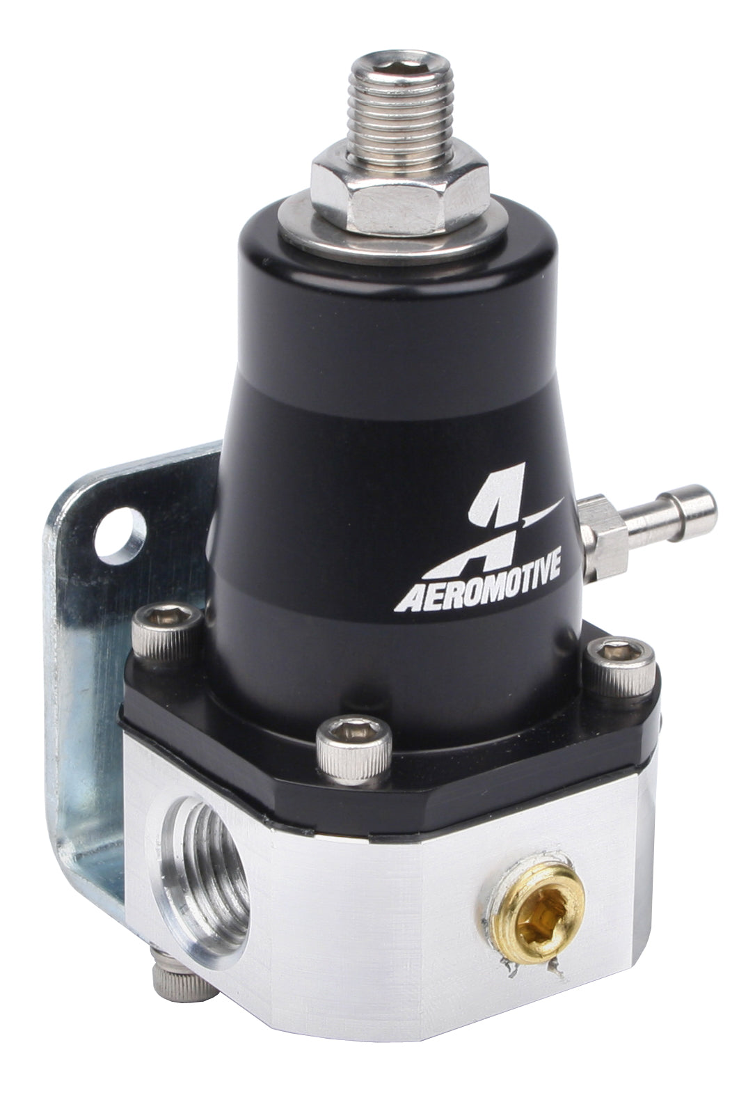 Aeromotive Adjustable Regulator Billet EFI Bypass - (2) -6 Inlets/(1) -6 Return - Black - 13136