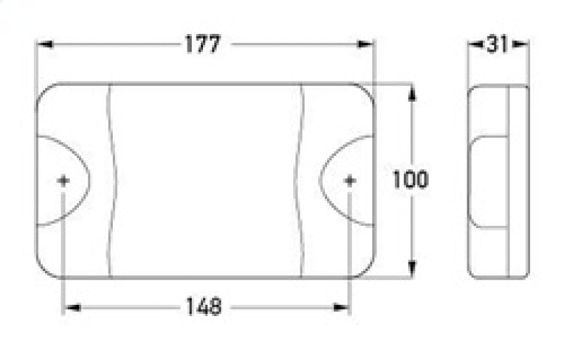 Hella Lamp Rdi Duraled Sae Md12 2Ba - 959070337