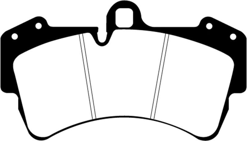 EBC 11-15 Audi Q7 3.0 Supercharged Yellowstuff Front Brake Pads - DP41473R