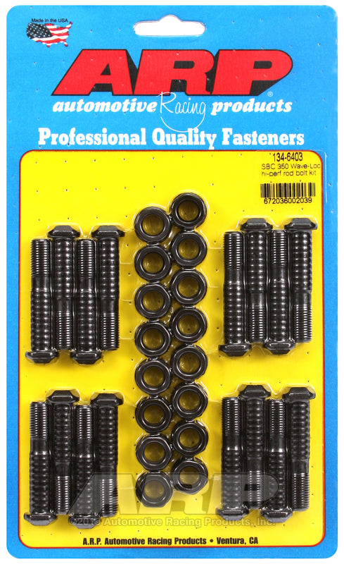 ARP SB Chevy 350 Wave-Loc Hi-Perf Rod Bolt Kit - 134-6403