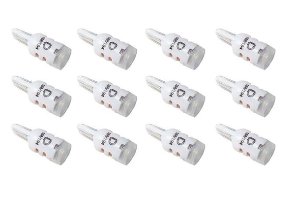 Diode Dynamics 194 LED Bulb HP5 LED Pure - White Set of 12 - DD0029TW for 1980-1993 Ford Mustang - front view