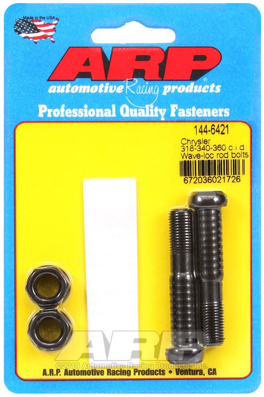 ARP Chrysler 318-340-360 c.i.d., wave-loc rod bolts - 144-6421