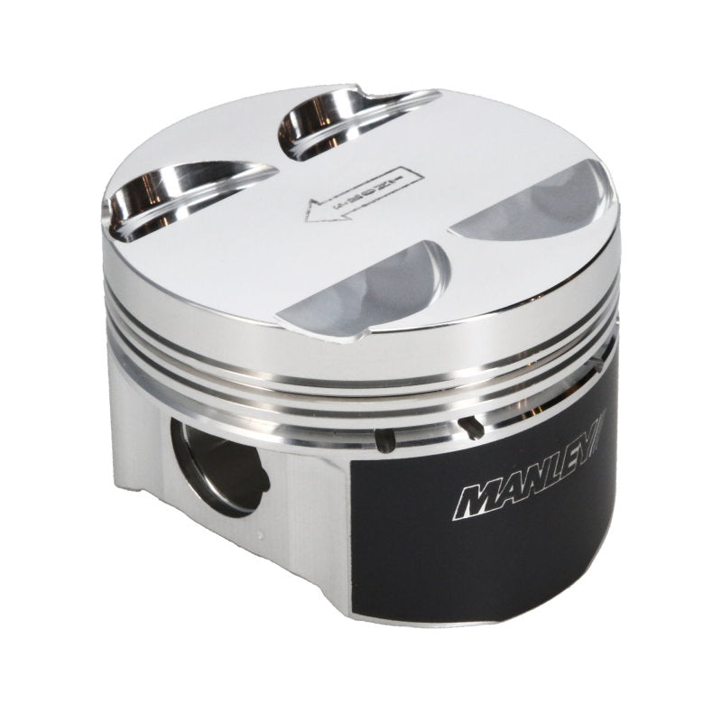 Manley 16+ Nissan VR30DDTT 86mm Bore 10:1 CR -3.5cc Dome Flat Top E/D Piston w/ Rings (SINGLE) - 642EGR1-1