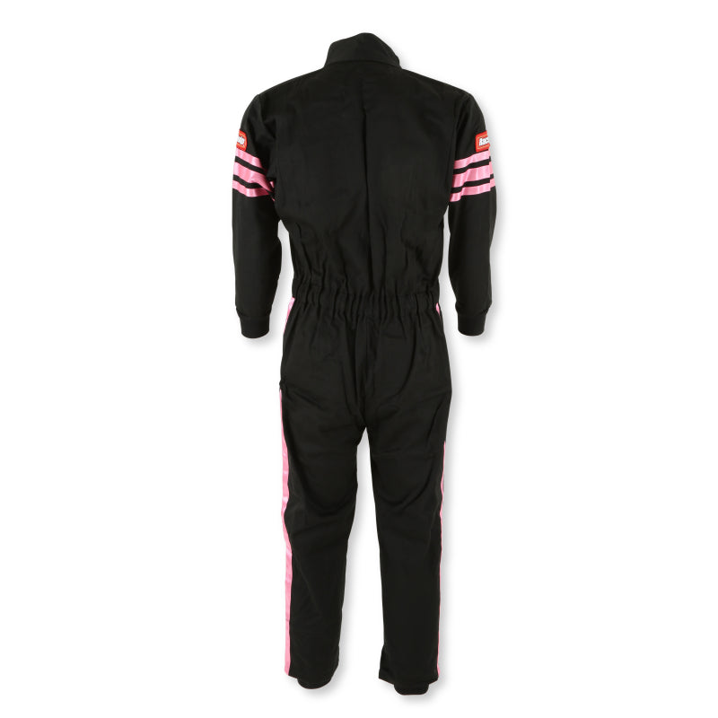 RaceQuip Pink Trim SFI-1 JR. Suit - Kids Large - 1950895RQP