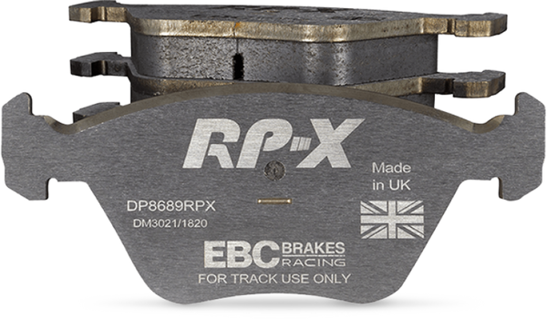 EBC 97-09 Porsche Boxster (986/987 w/Cast Iron Discs) RP-X Race Front Brake Pads - DP81207RPX for 1999-2003 Porsche 911
