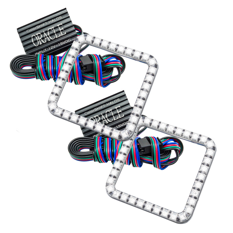 Oracle Ford Ranger 06-07 LED Fog Halo Kit - ColorSHIFT SEE WARRANTY - 1232-333
