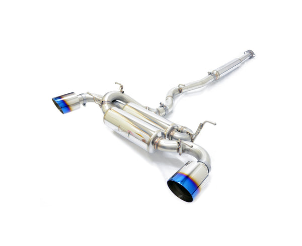 MXP 2013+ Subaru BRZ / 2017+ Toyota 86 T304 SP Exhaust System Dual - MXSPFT86 for 2013-2020 Subaru BRZ - front view