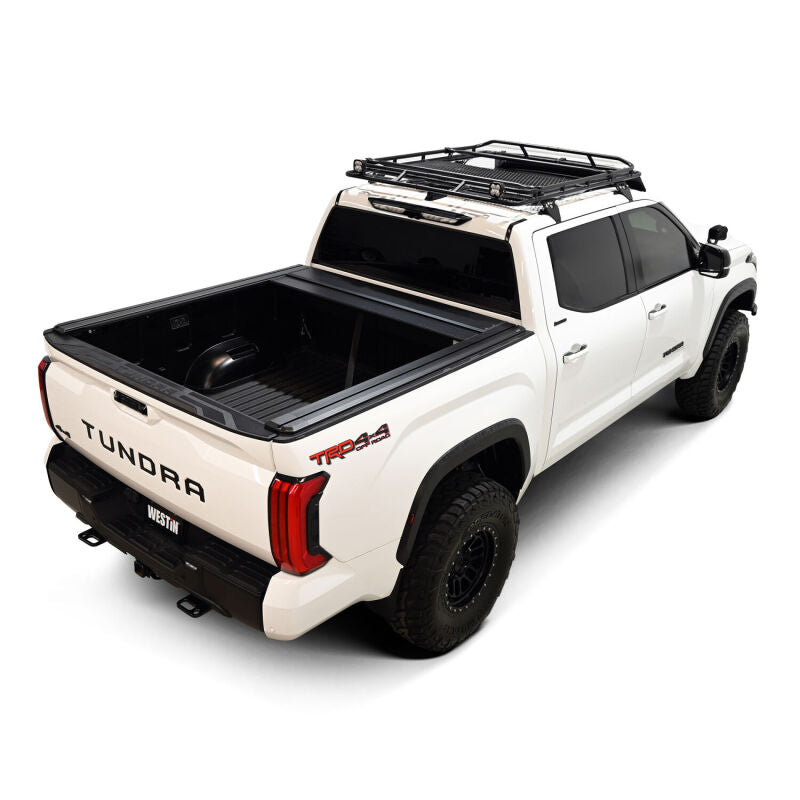 Westin Manual Retractable Tonneau Cover 22-26 Toyota Tundra 5.5ft Bed Black - 19-60285