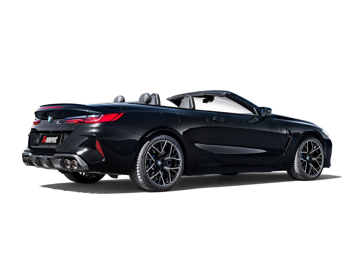 Akrapovic 2020 BMW M8/M8 Competition (F91/F92) w/OPF/GPF Slip-On Line (Titanium) w/Carbon Tips - S-BM/T/22H