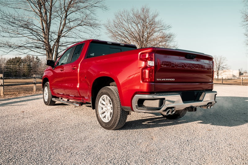 Corsa 19-23 Chevrolet Silverado 1500 Cat-Back Dual Rear Exit with Twin 4in Polished Pro-Series Tips - 21202