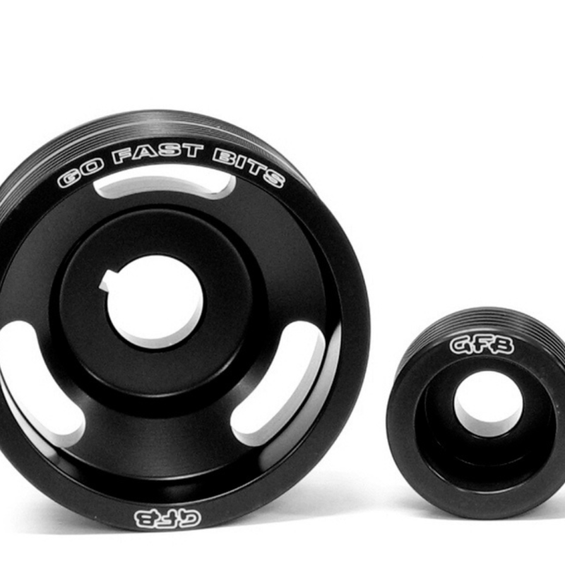 GFB 99-00 Subaru WRX/Forrester GT Light-Weight Engine Pulley Kit - 2002 for 1998-2002 Subaru Impreza - side view