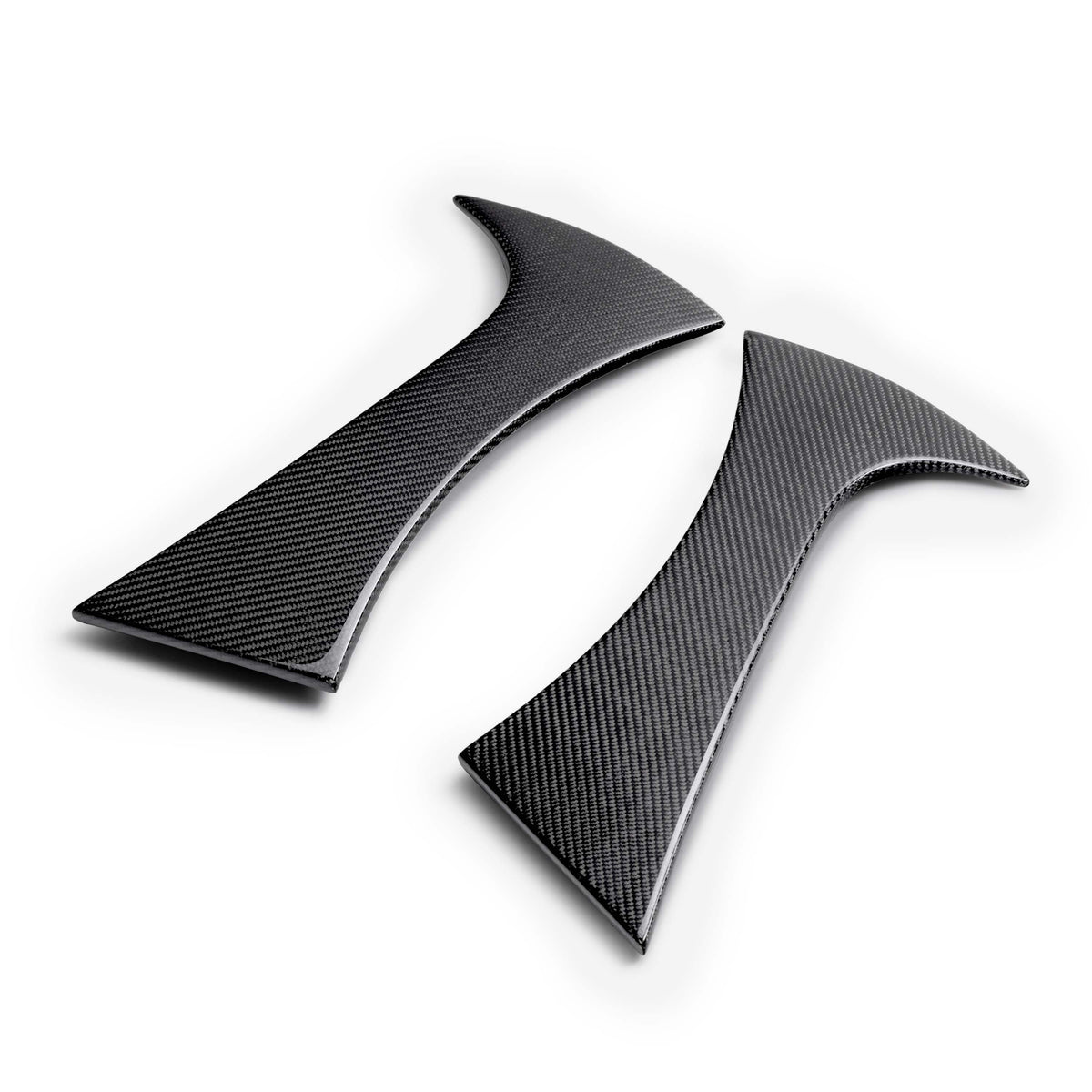 Seibon 22-24 Toyota GR86 / Subaru BRZ 2-Door Coupe Carbon Fiber Fender Trim - Gloss Finish - FFT22TY86