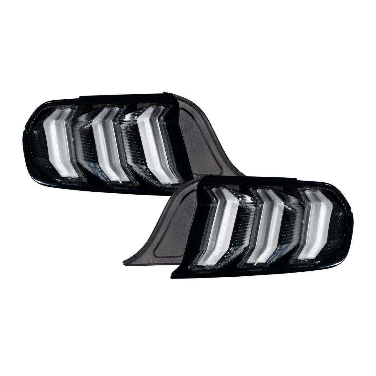Form Lighting 2015-2023 Ford Mustang LED Tail Lights Smoke (Pair) - FL0007