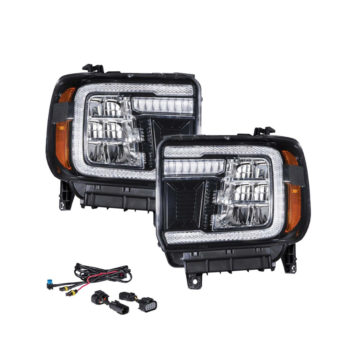 Form Lighting 2014 GMC Sierra LED Reflector Headlights (Pair) - FL0011