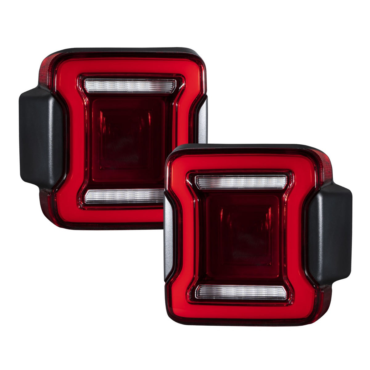Form Lighting 2018-2023 Jeep Wrangler LED Tail Lights Smoke (Pair) - FL0014