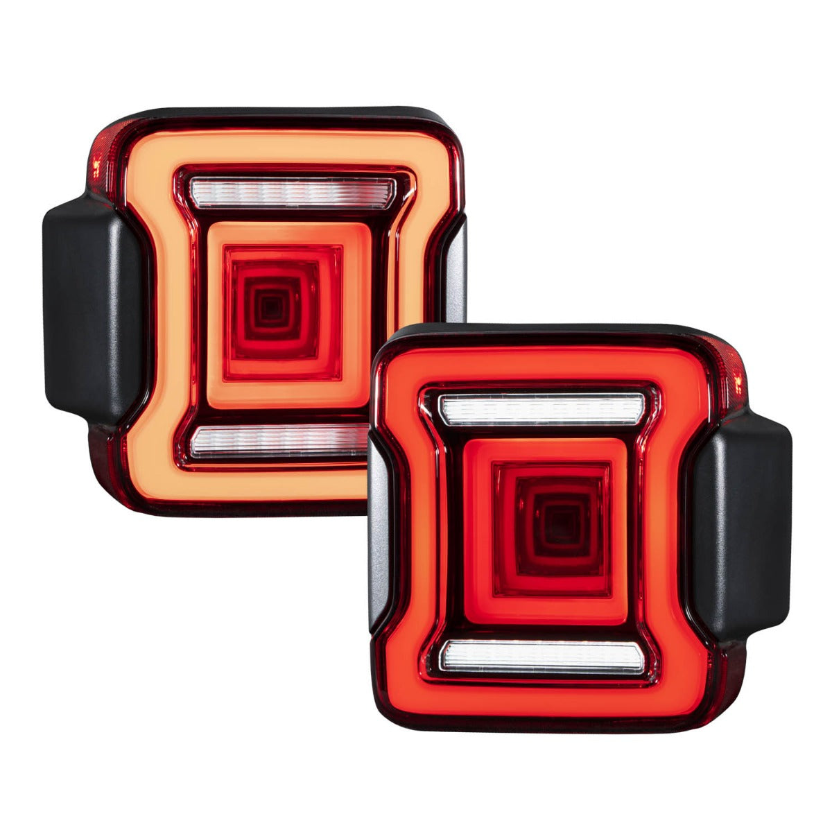 Form Lighting 2018-2023 Jeep Wrangler LED Tail Lights Smoke (Pair) - FL0014