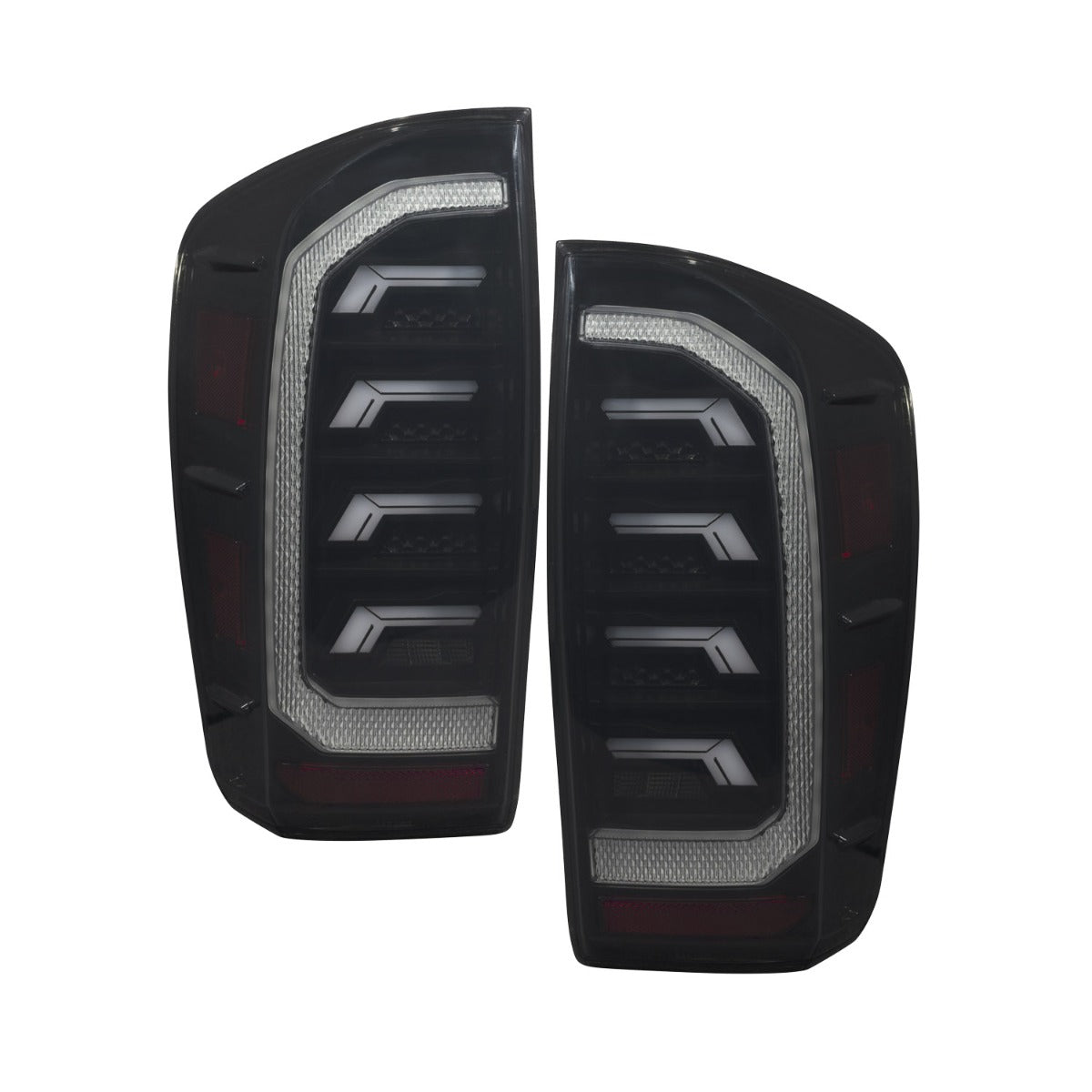 Form Lighting 2016-2023 Toyota Tacoma LED Tail Lights Red (Pair) - FL0019