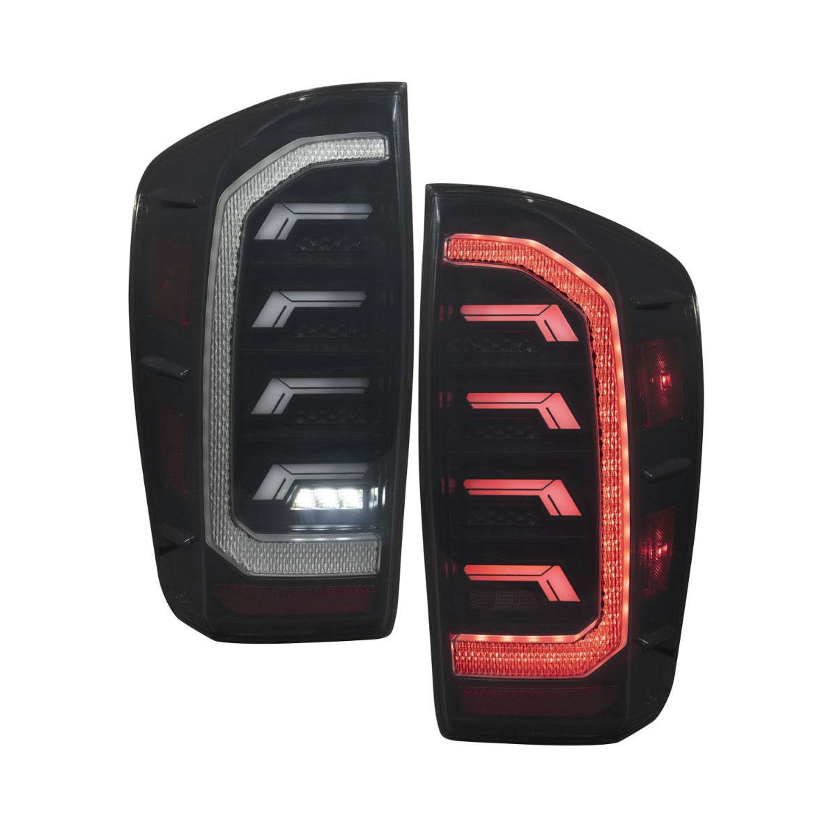 Form Lighting 2016-2023 Toyota Tacoma LED Tail Lights Smoked (Pair) - FL0018