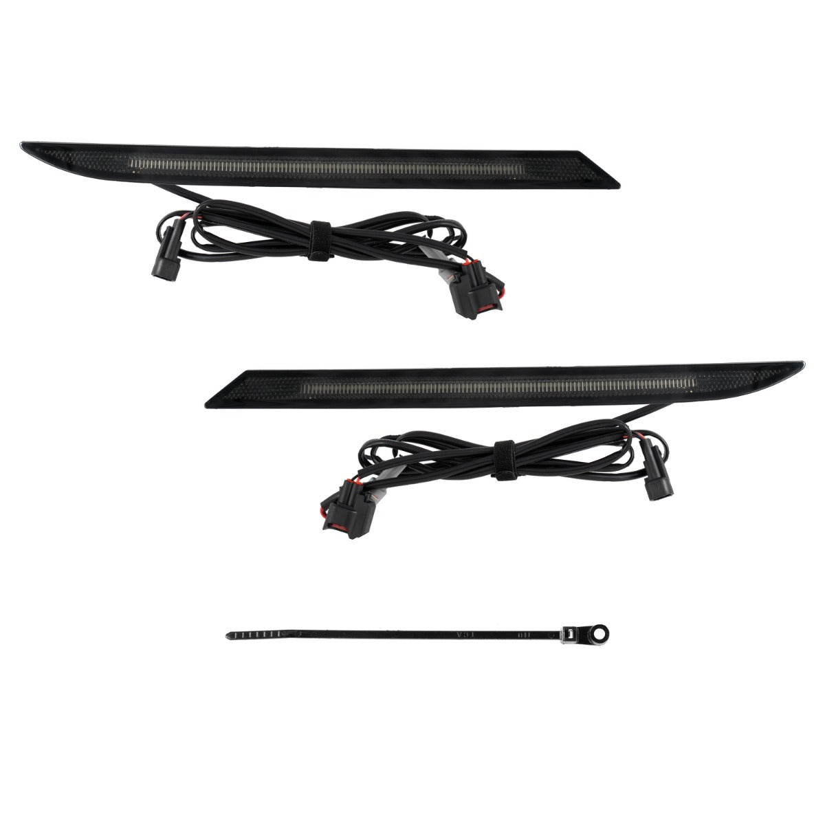 Form Lighting 2024+ Mustang LED Rear Reflector Smoked (Pair) - FL0095